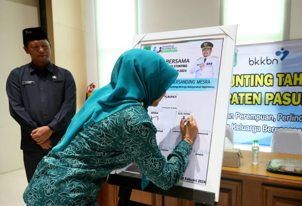 Penandatanganan Komitmen Bersama Percepatan Penurunan Stunting 2024