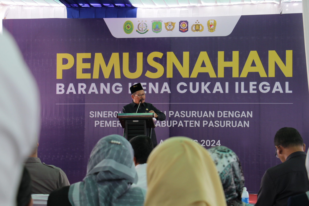 Pemusnahan Barang Kena Cukai Ilegal