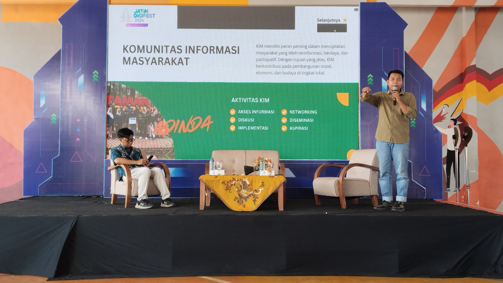 Bimtek KIM dan Best Practice KIM dalam rangka Digital Festival Jatim 2024