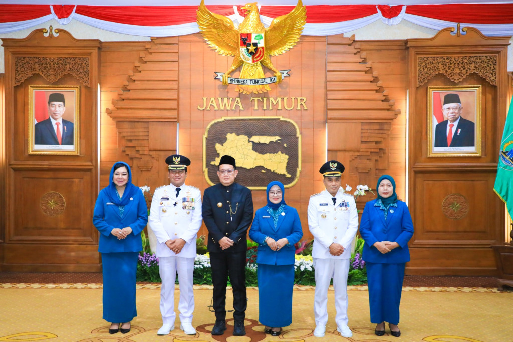 Pangambilan Sumpah dan Pelantikan serta Serah Terima Jabatan Pj. Bupati Pasuruan