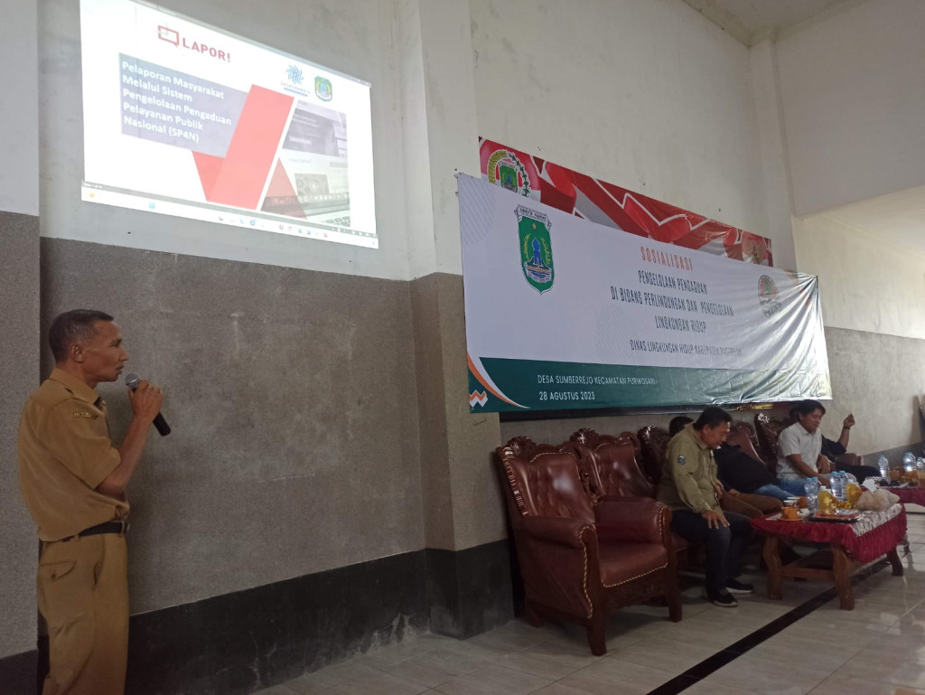 Sosialisasi Pengelolaan Pengaduan SP4NLAPOR