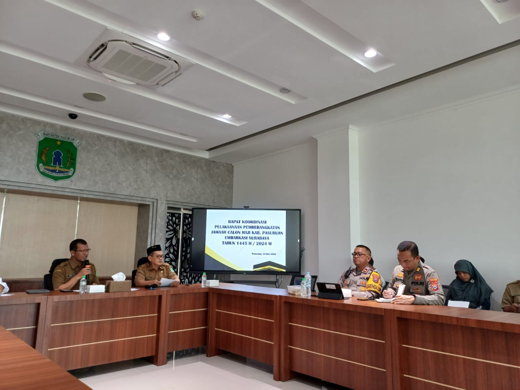 Rapat Persiapan Pemberangkatan Jamaah Haji Tahun 1445 H/2024