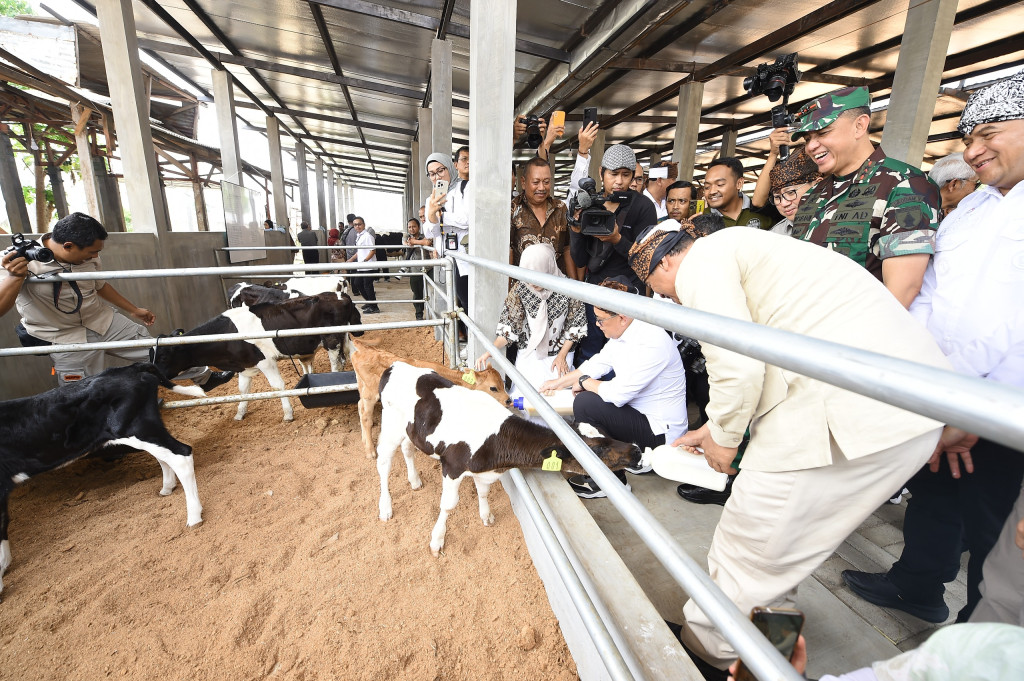 Kunjungan Menteri Pertanian RI KUTT Suka Makmur di Kecamatan Grati