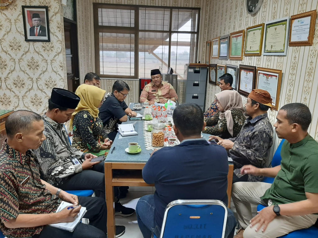 Rapat Persiapan Pelaksanaan Pengukuhan Tambahan Masa Jabatan 2 Tahun Kepala Desa dan BPD