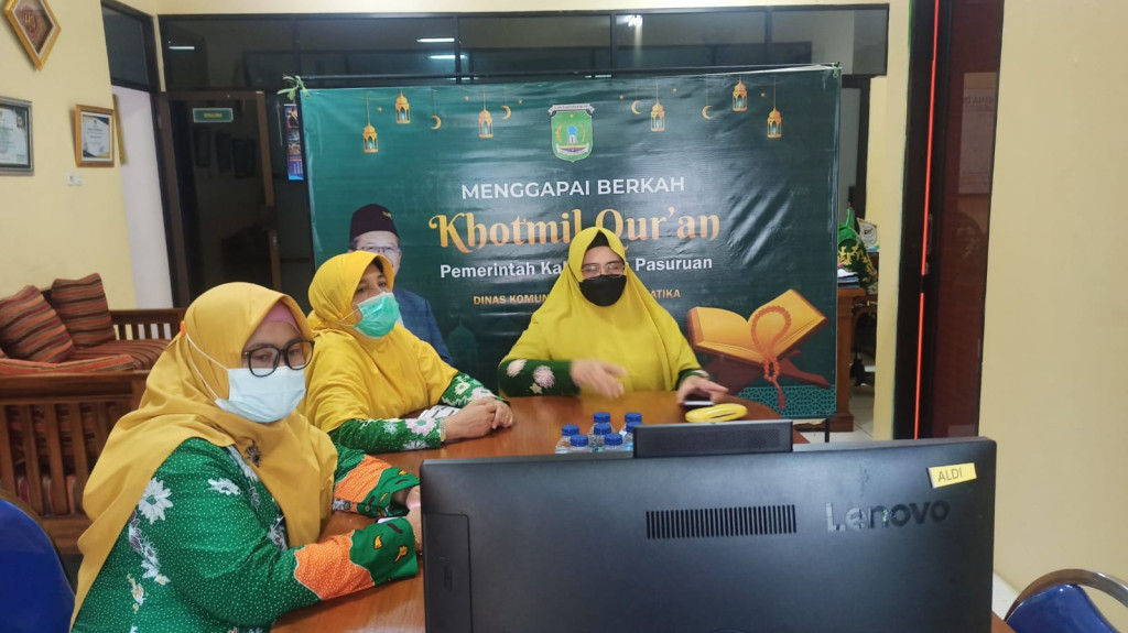 Khotmil Qur'an Virtual (18 Januari 2024) di Dinas Kominfo Kab. Pasuruan