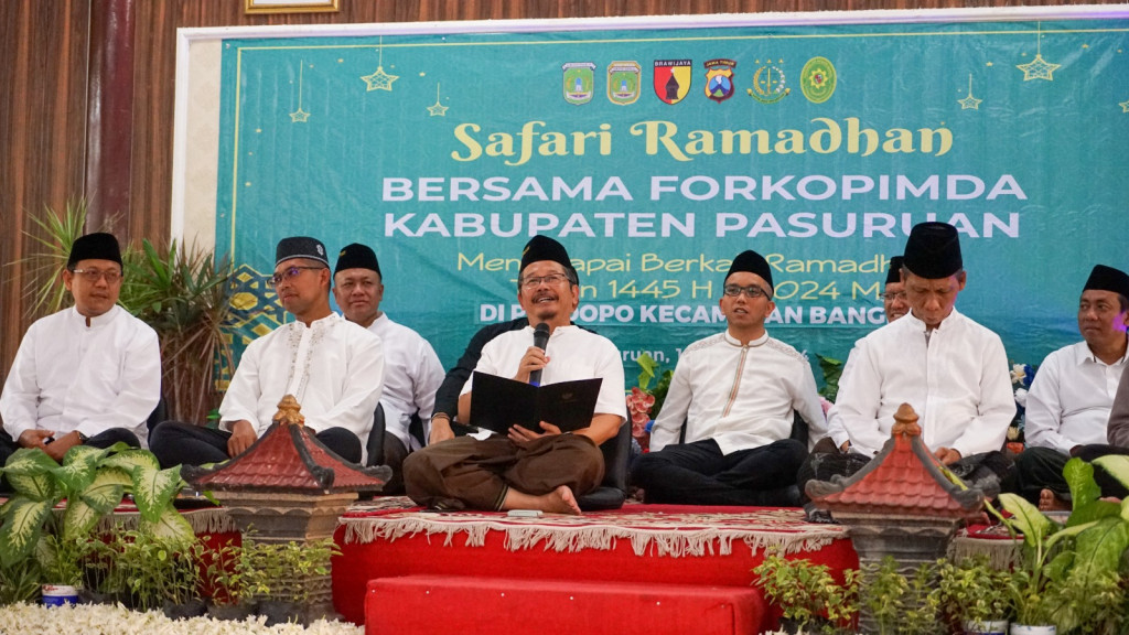Safari Ramadhan Bersama Pj Bupati Pasuruan di Pendopo Kecamatan Bangil