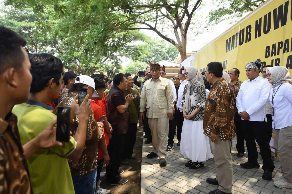 Kunjungan Menteri Pertanian RI KUTT Suka Makmur di Kecamatan Grati