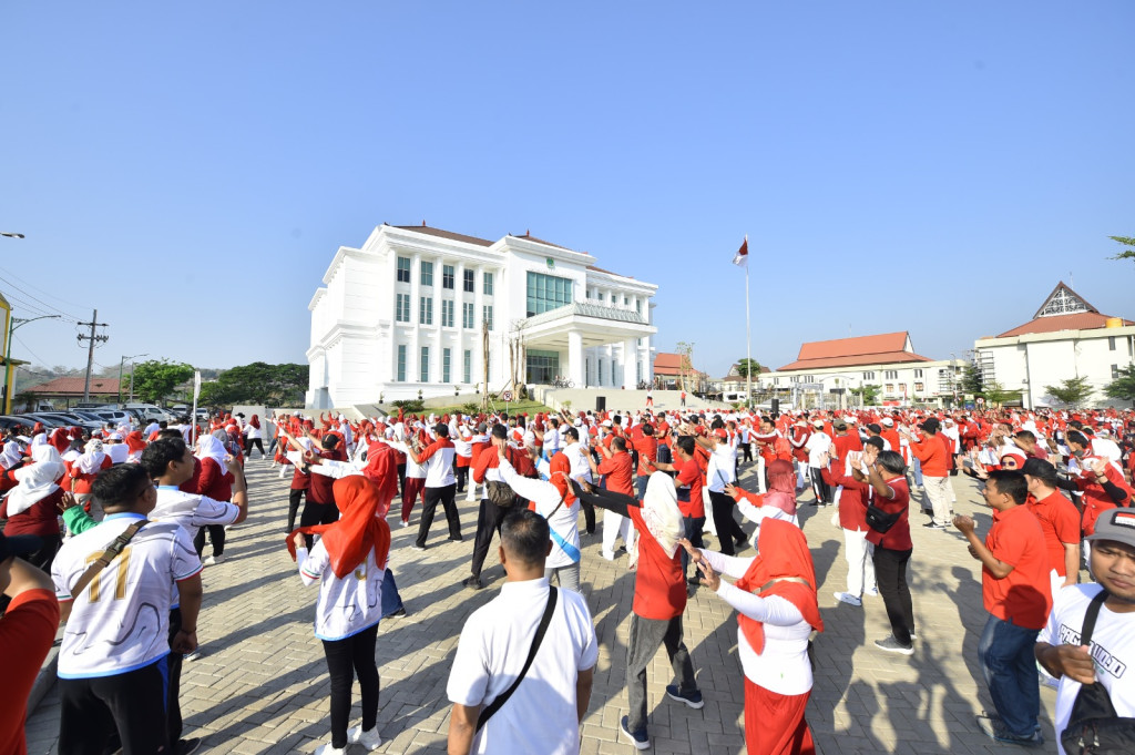 Olahraga Bersama OPD Se-Kabupaten Pasuruan