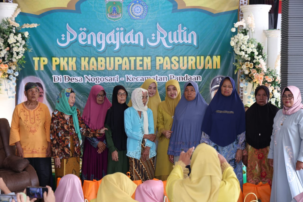 Pengajian Rutin TP PKK di Desa Nogosari Kecamataan Pandaan