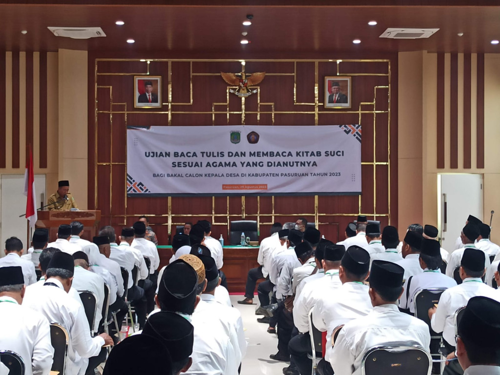 Ujian Baca Tulis dan Membaca Kitab Suci Calon Kades